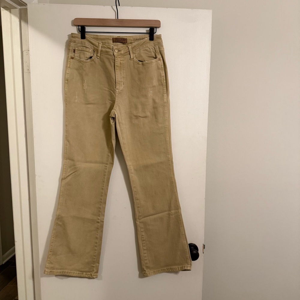 Judy Blue Khaki Flare Jeans